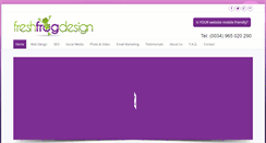 Desktop Screenshot of freshfrogdesign.com